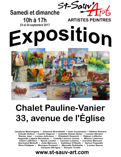 St-Sauv'Art, septembre 2017