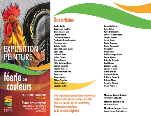 Féerie des couleurs 2019, AAPSA