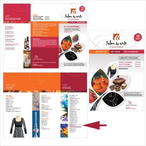 10e édition du Salon des arts de St-Jérôme, 2017