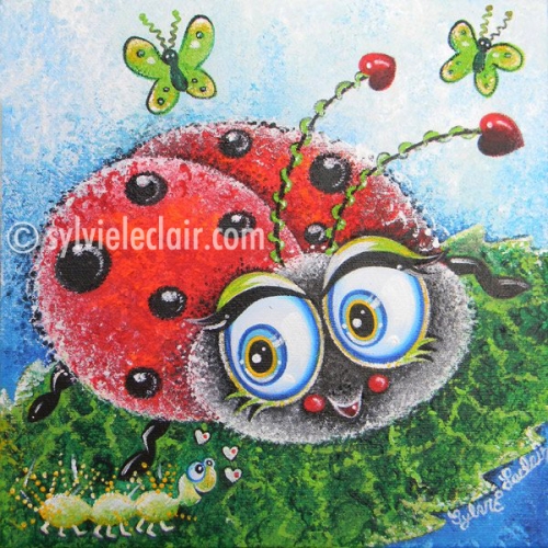 Coccinelle et chenillette